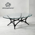 Atmospheren™ Oval Glass Tea Table