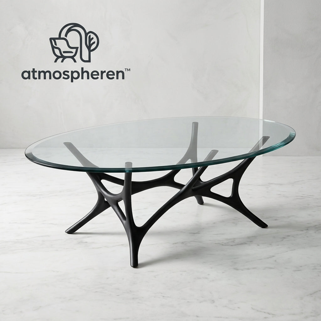 Atmospheren™ Oval Glass Tea Table